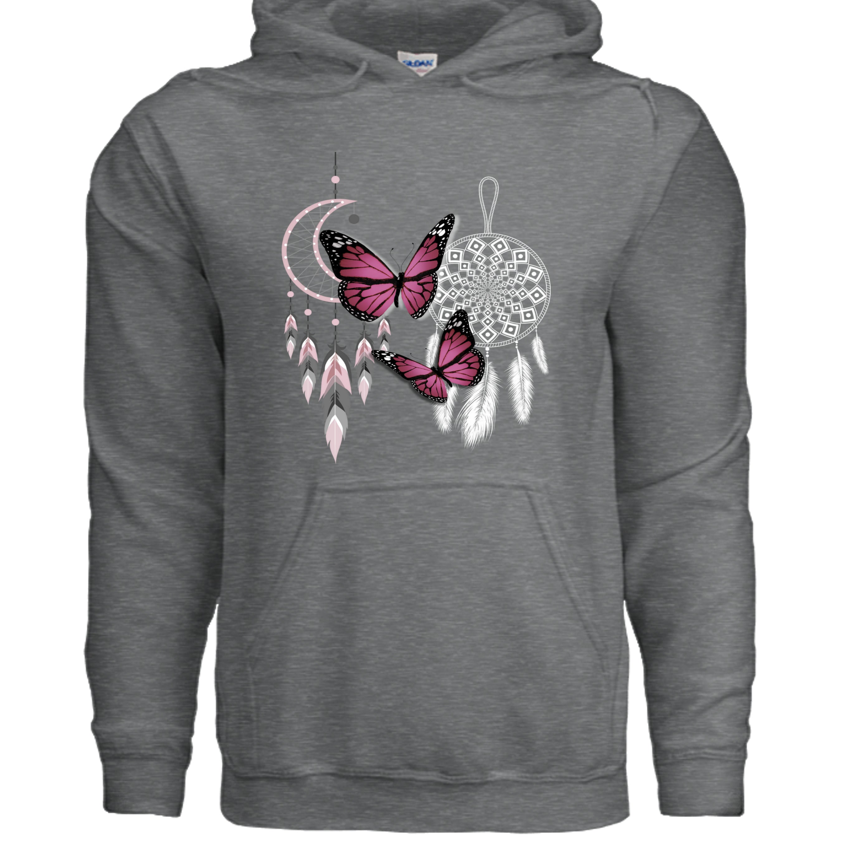Fan Charcoal Heather - G185 - FRONT