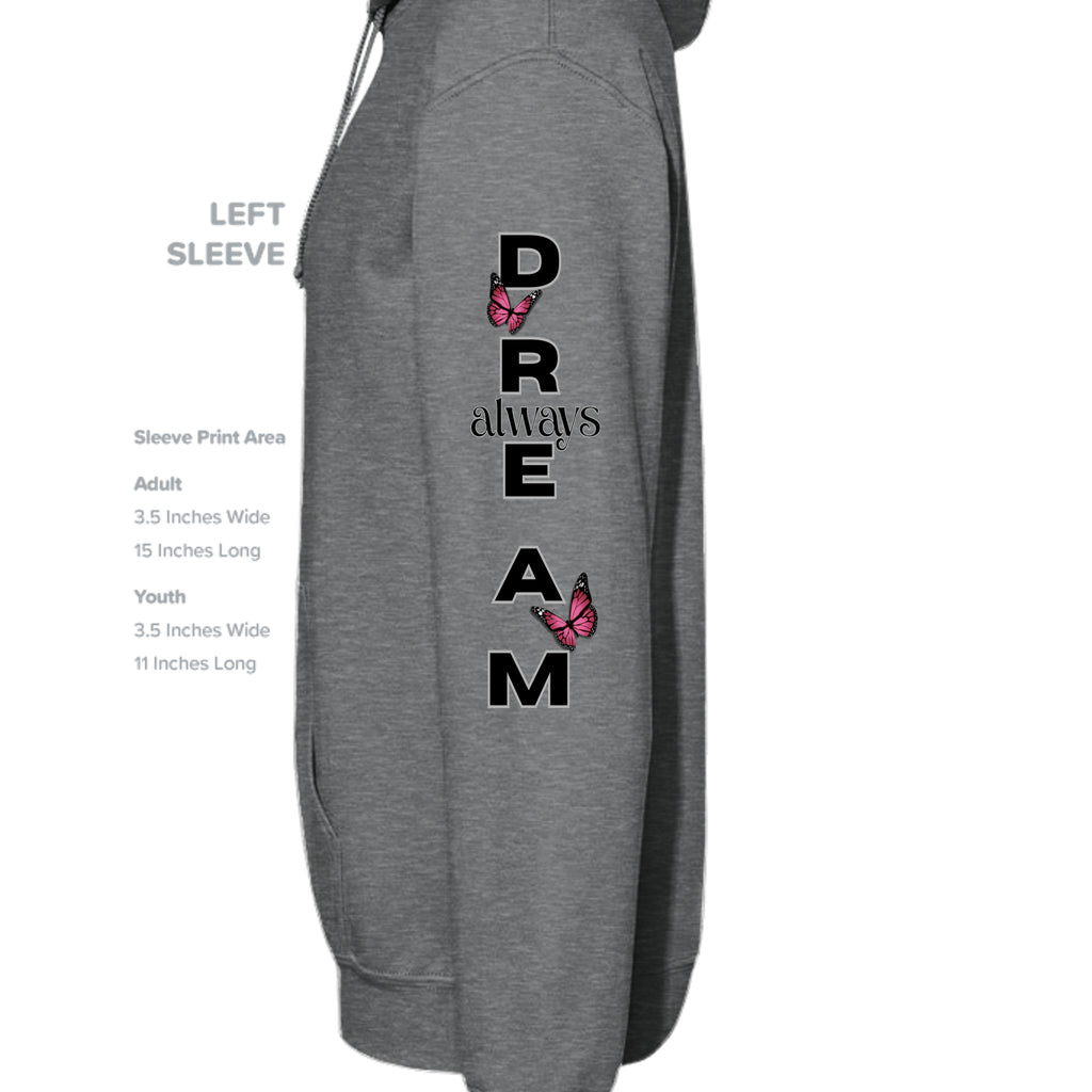 Fan Charcoal Heather - G185 - SLEEVE_LEFT